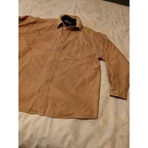 Jesse James Jacket Mens XL Canvas West Coast Chopper Lined Workwear Marks Paint